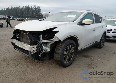 2017 Nissan Murano Platinum/S/Sl/Sv из США, поврежденный, VIN 5N1AZ2MH4HN194127